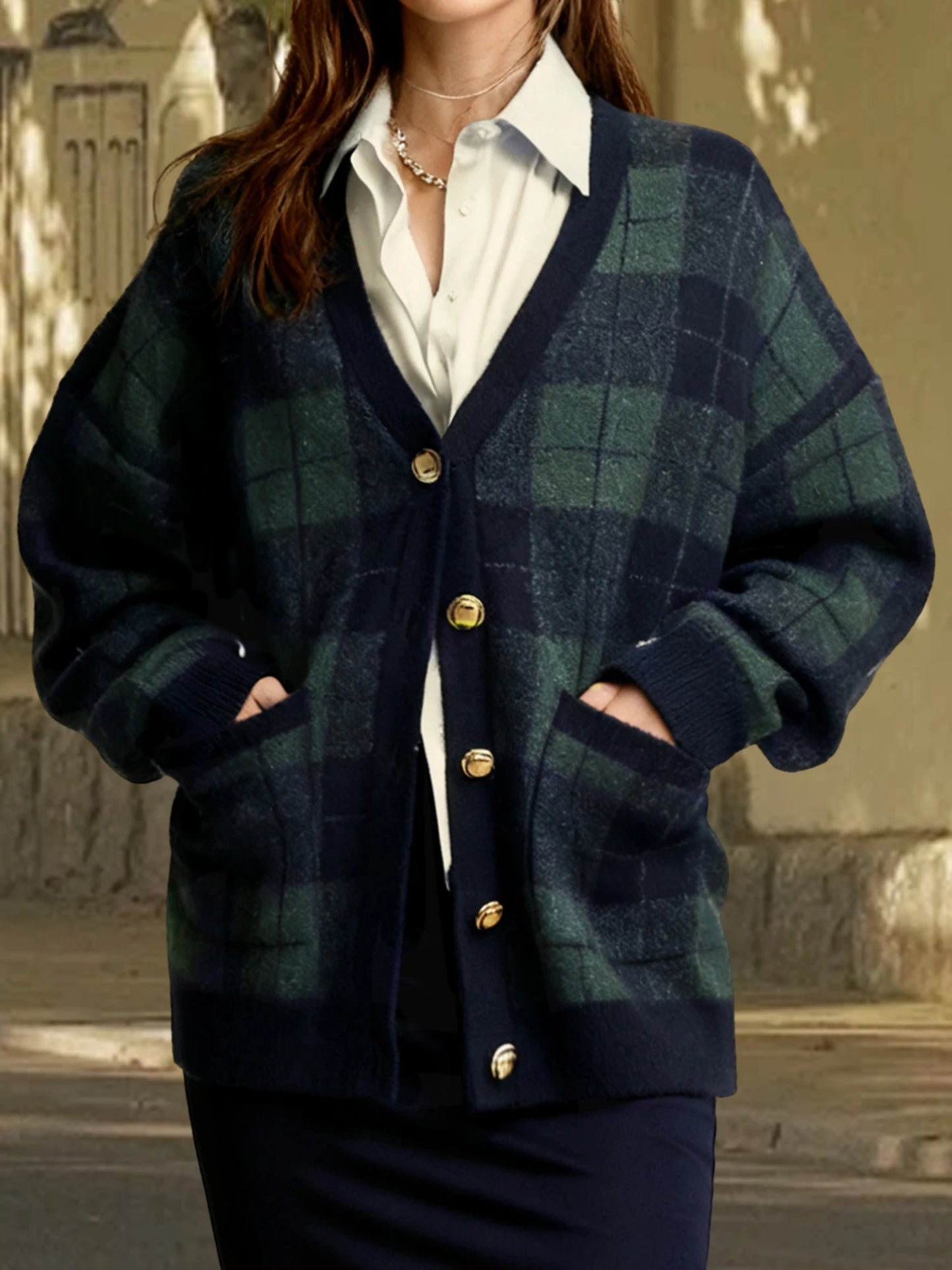 Women's Winter Cable Knit Cardigan Open Front Long Sleeve