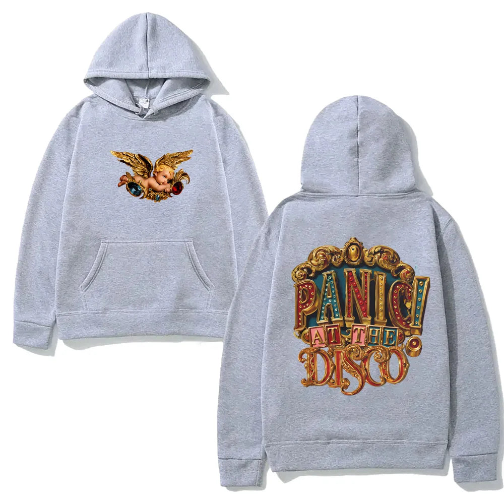 BAROQUE ANGEL PULLOVER HOODIE Panic! At The Disco 2025 New Harajuku Sweatshirt