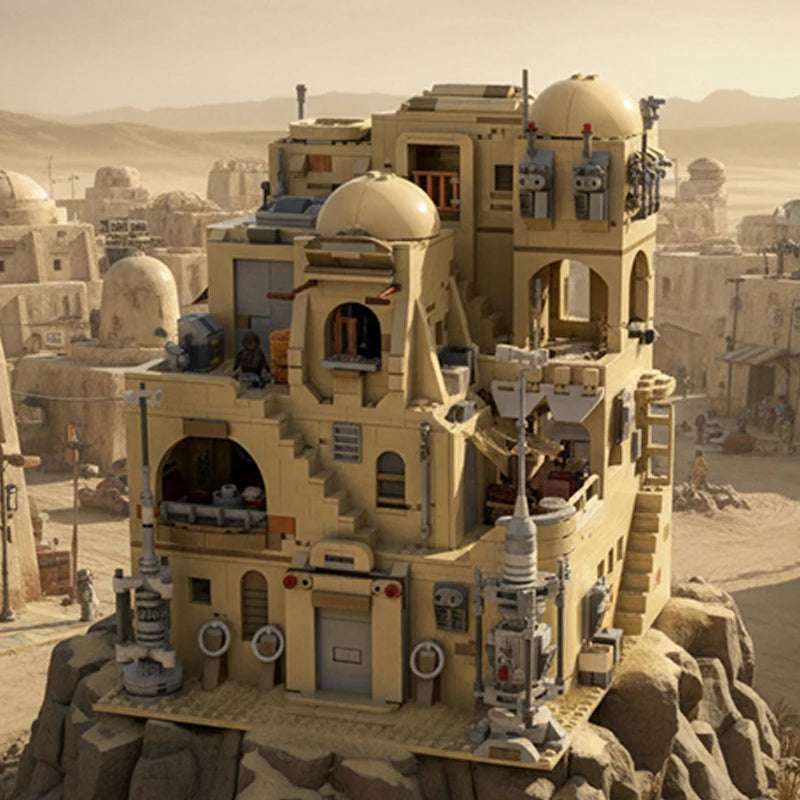 MOC Planet Tavern Building Blocks Set Compatible With LEGO Bricks