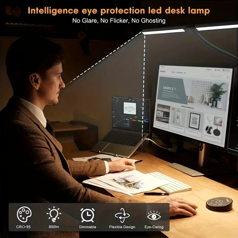 SZRSTH LED Desk Lamp For Home Office Dimmable Eye Care