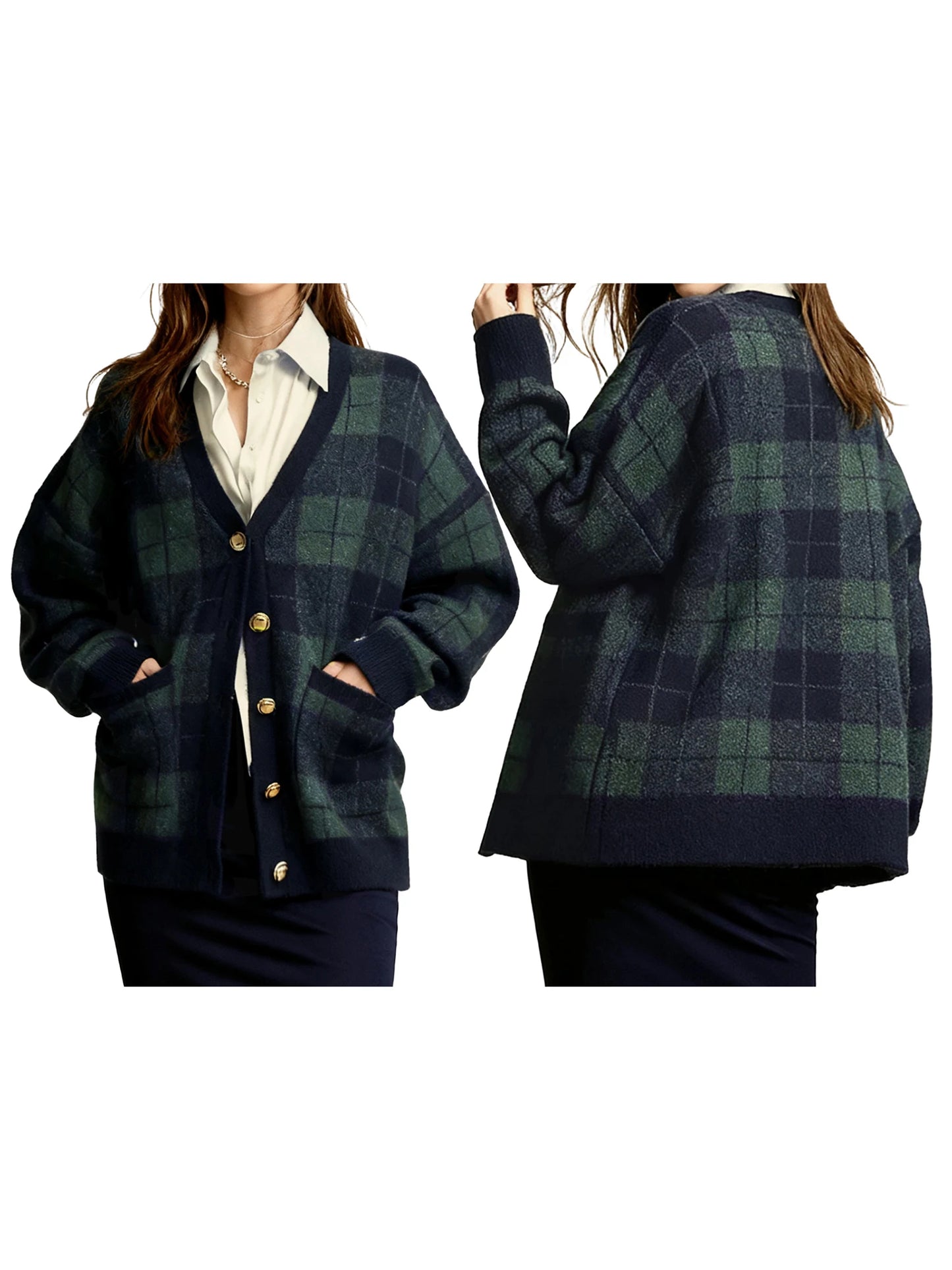 Women's Winter Cable Knit Cardigan Open Front Long Sleeve