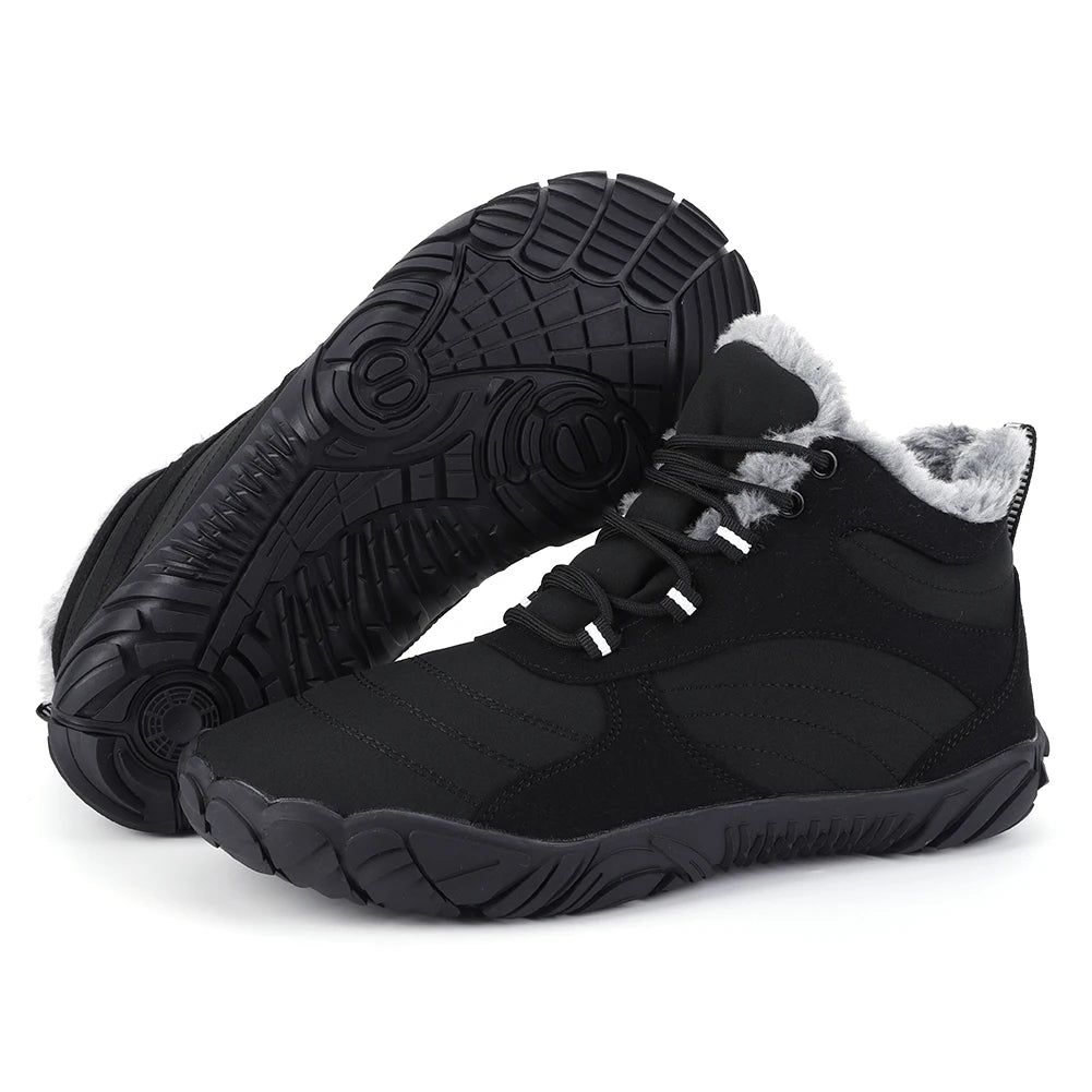 Ankle Boots Plush Warm Snow Shoes Non-slip Sneakers