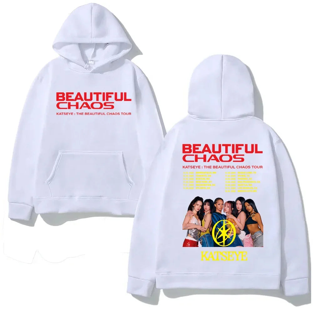 KATSEYE TOUR NEW Fleece Hoodie Aesthetic 2025 New Song Album Fashion Sweatshirt