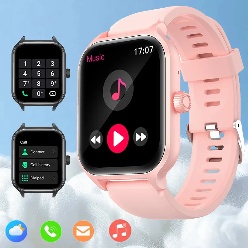 Smart watch, wireless calling/dial, multi-Sport mode, calling reminder and rejection,