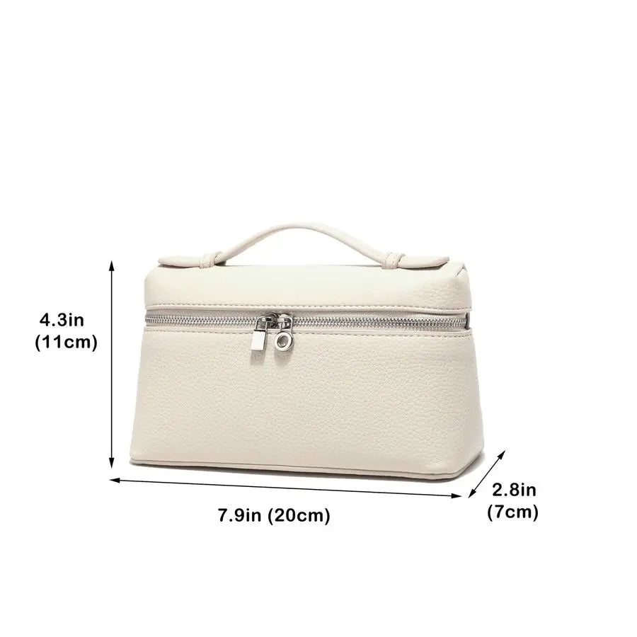 Small TopHandle Pouch Purse Designer Shoulder Handbag Quiet Luxury Leather Trendy Purse