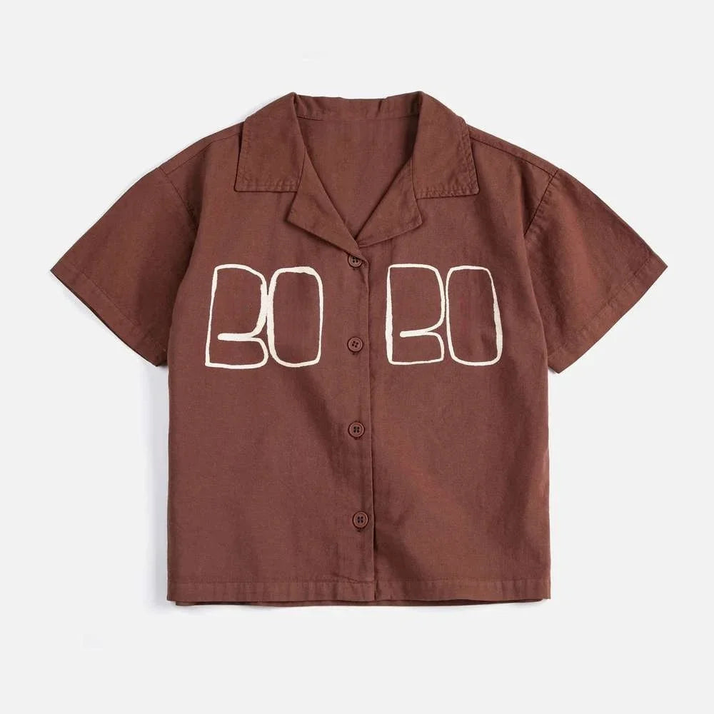 Children's Shirts & Shorts 2026 Summer New Arrivals Cartoon Fashion Boys' Short-Sleeve Cotton