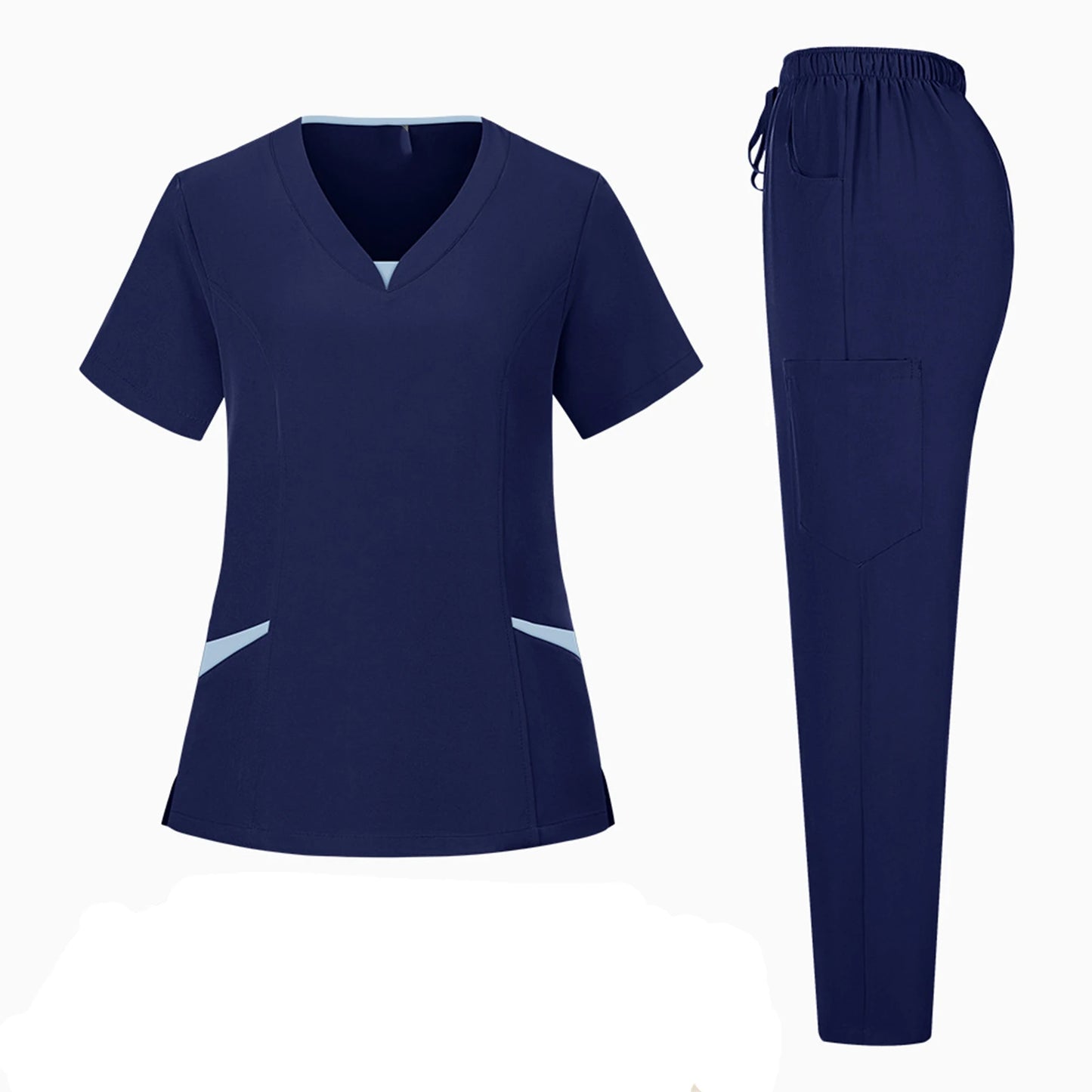 Wholesale Anti-Wrinkle Comfortable Nursing Uniforms Men Unisex Scrubs Suit
