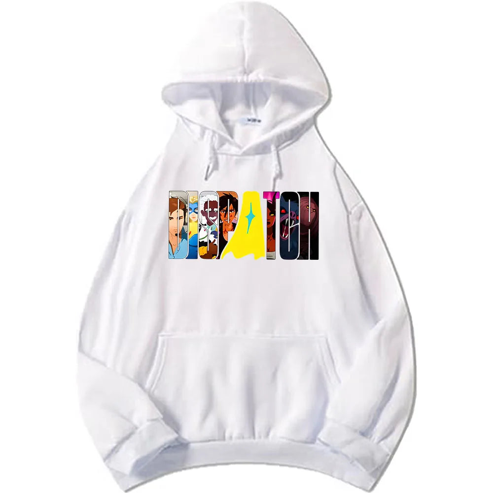 Hip Hop Dispatch Game Printing Hoodies Men Women Clothing Unisex Streetwear