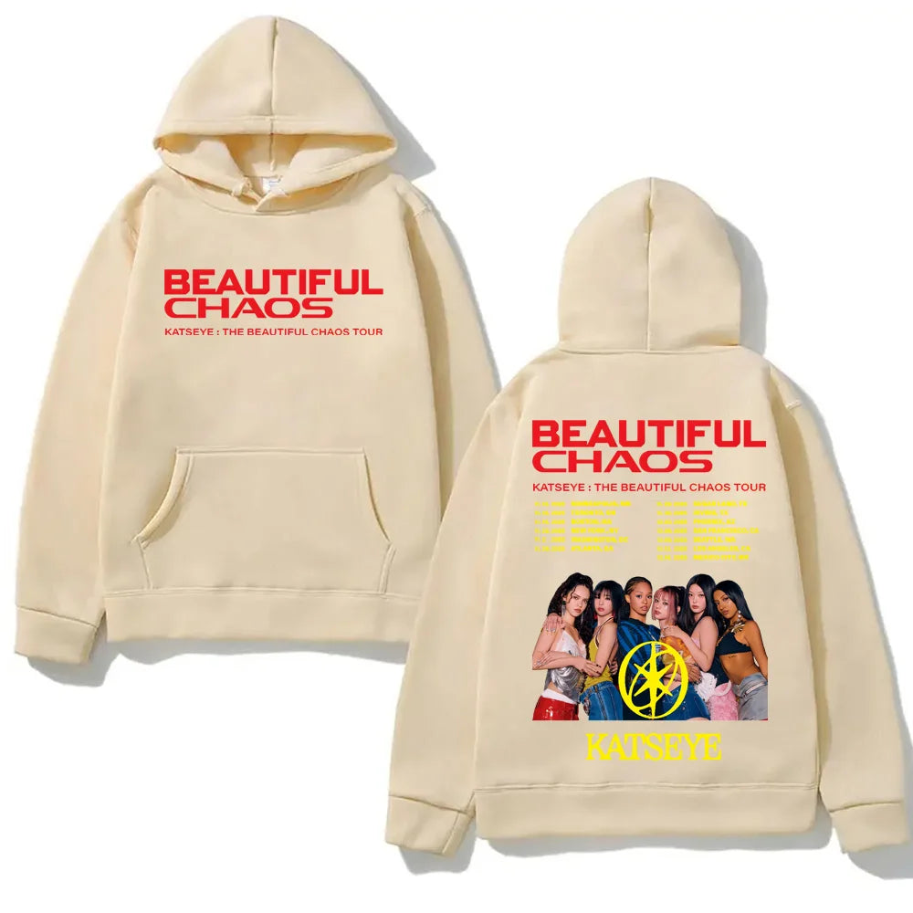 KATSEYE TOUR NEW Fleece Hoodie Aesthetic 2025 New Song Album Fashion Sweatshirt