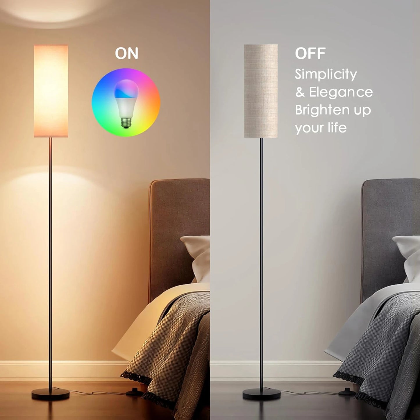 Modern Floor Lamp for Living Room and Bedroom Decor
