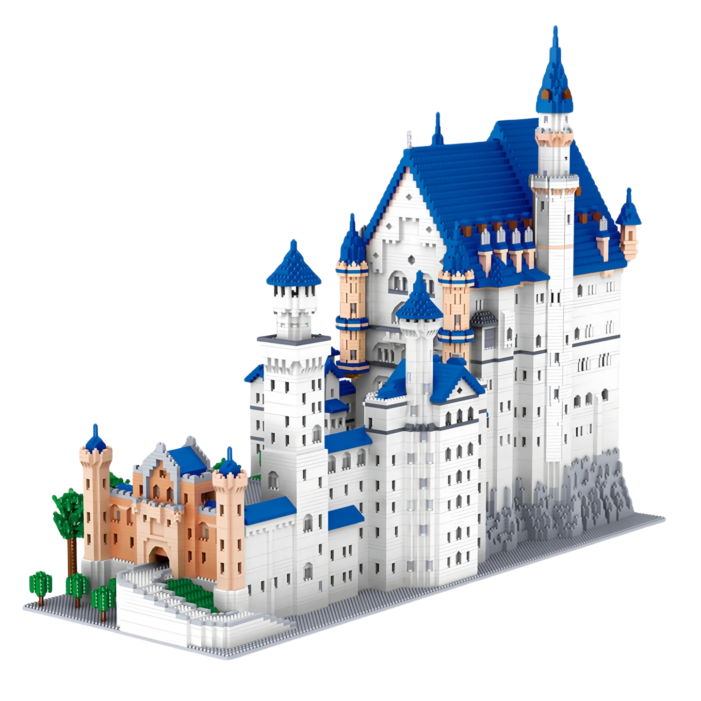 KNEW BUILT Paris Notre Dame Cathedral Micro Building Blocks Set