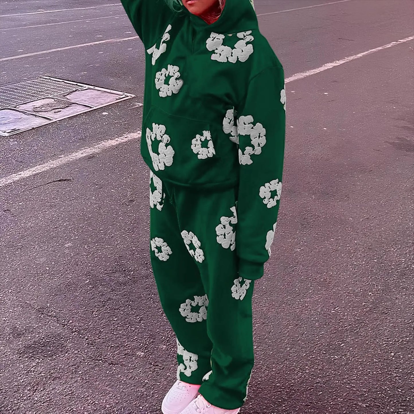 Women's Hoodies And Trousers Suits Tracksuit For Men And Women