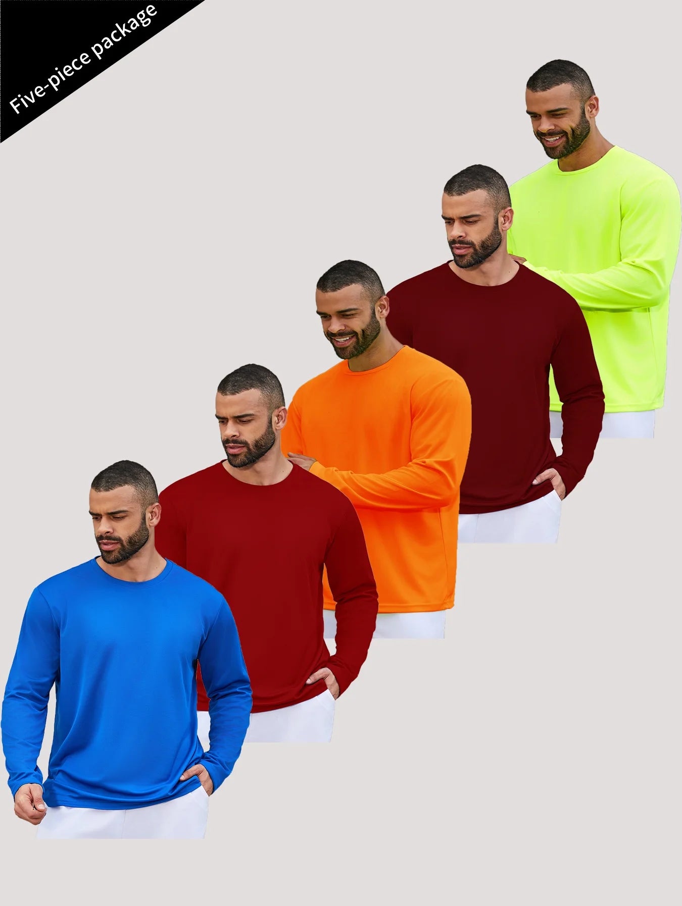 Men's Speed Dry Long Sleeve Running Shirt For Fishing