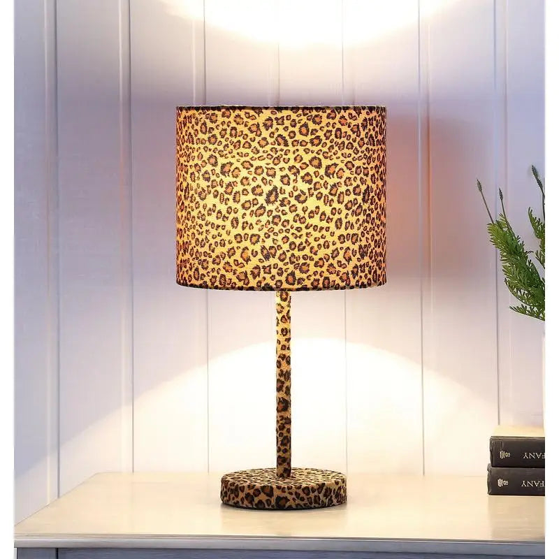 Faux Suede Desk Lamp Metal Modern Design Solar Powered