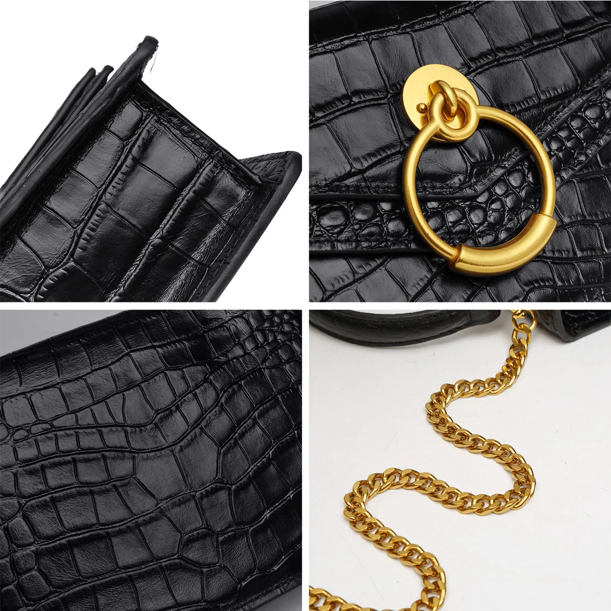 crossbody  Genuine Leather  shoulder bags luxury designer Trendy Casual Women