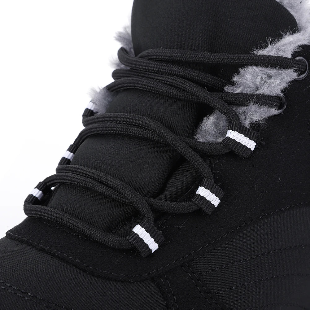 Ankle Boots Plush Warm Snow Shoes Non-slip Sneakers