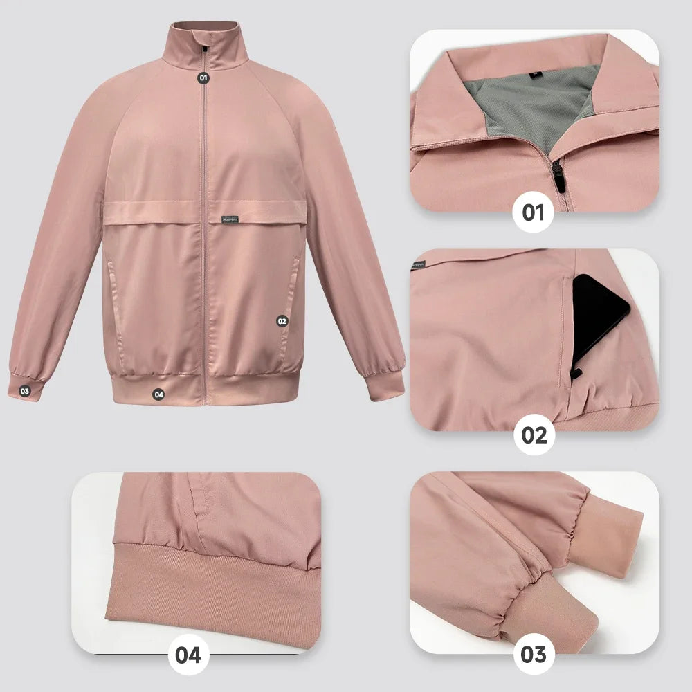 Long Sleeve Scrubs Jacket Fashion Jogging Coats Medical Doctor Nurse Out Coat Hospital Nursing Uniforms