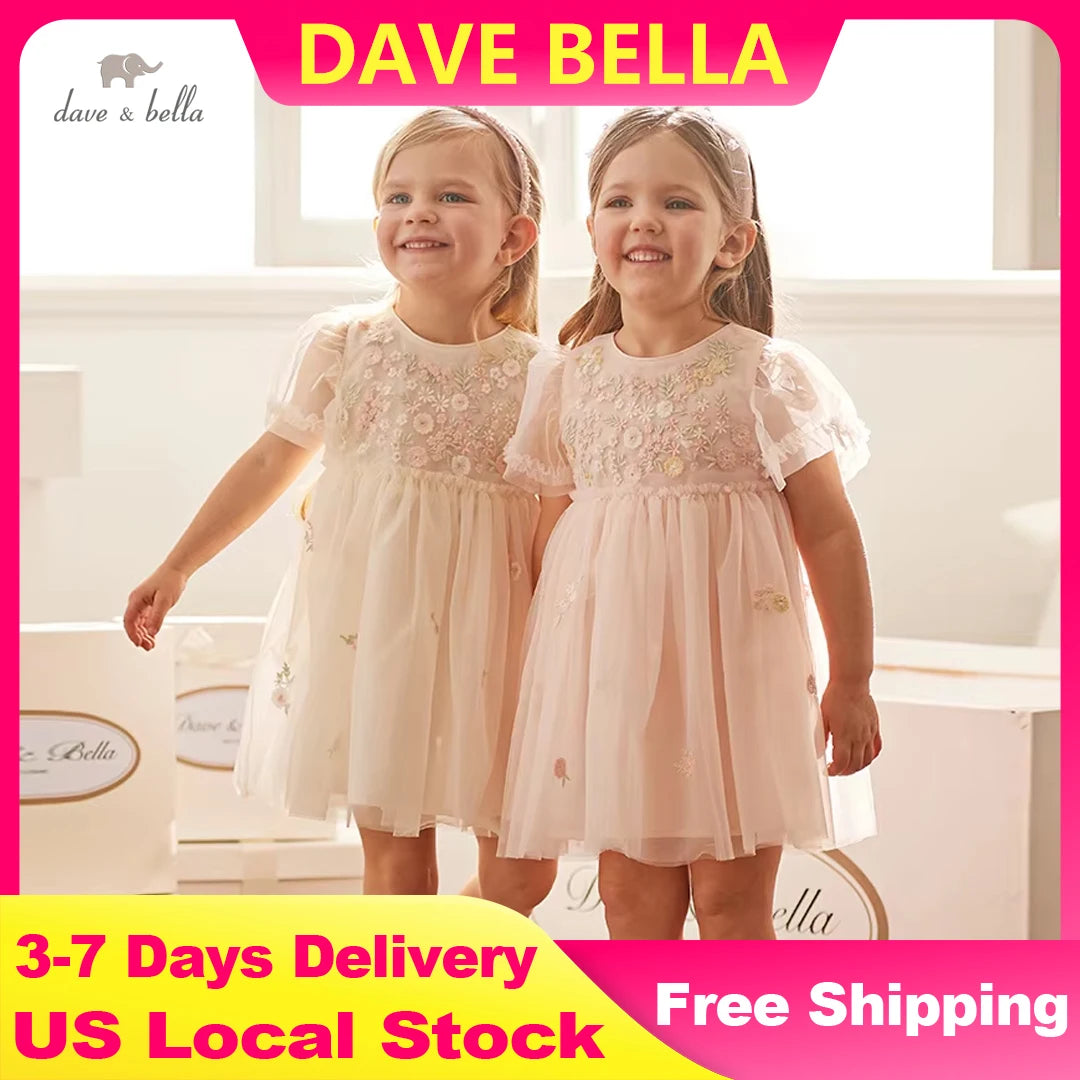 Dave Bella Holiday Birthday Dresses For Girls Children Festive Party Dresses