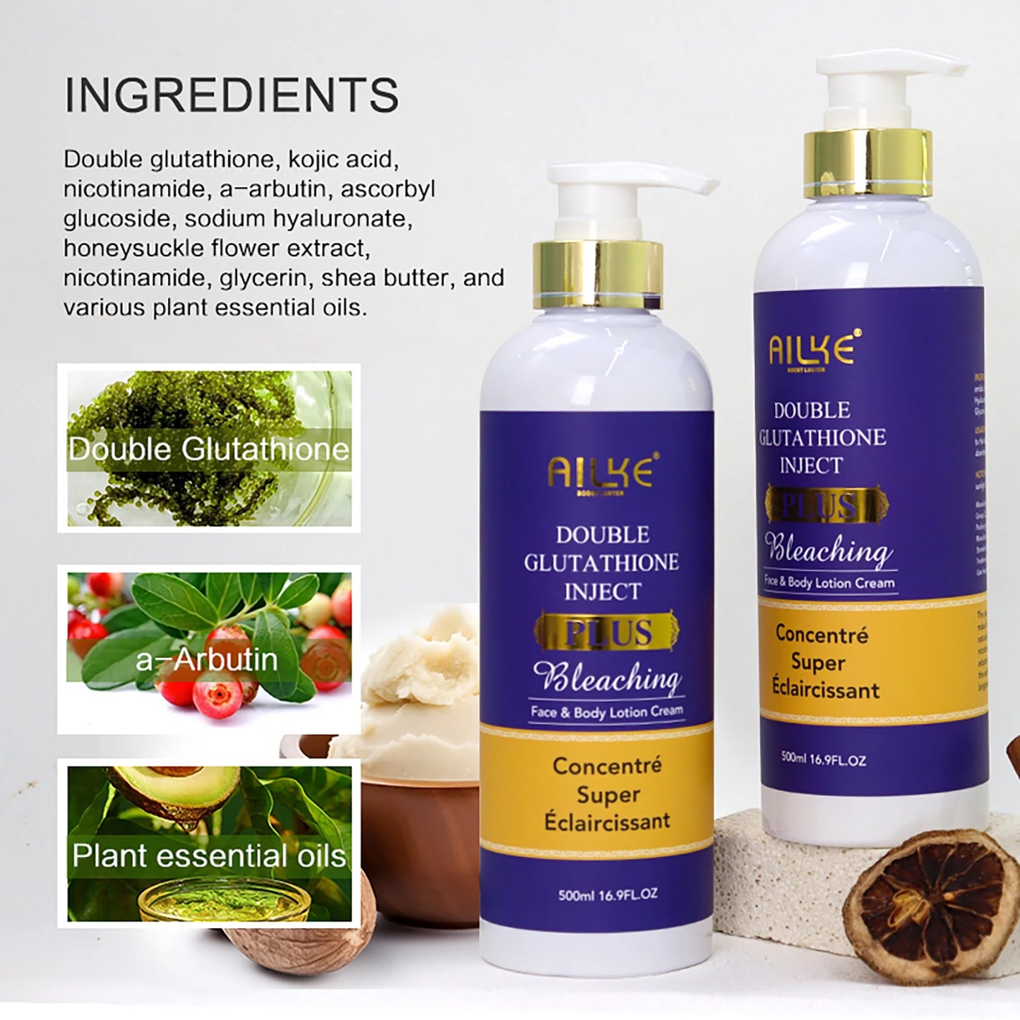 AILKE Anti-Black Spots Intensive Serum, Brightening Serum for an Even & Radiant Complexion,