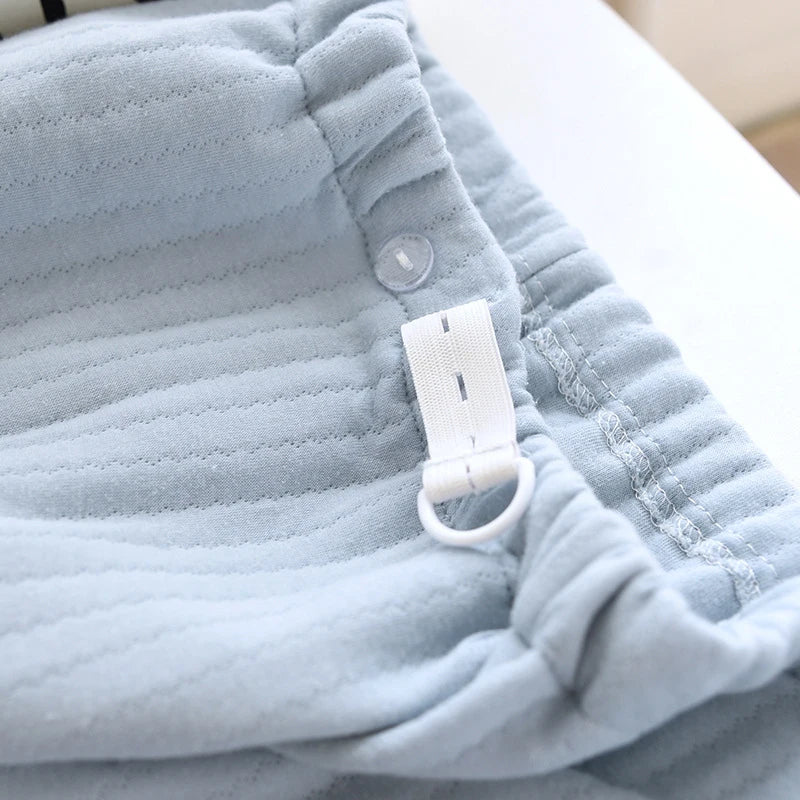 New Pregnant Women Nursing Pajamas Set Thickened Cotton Confinement Clothes