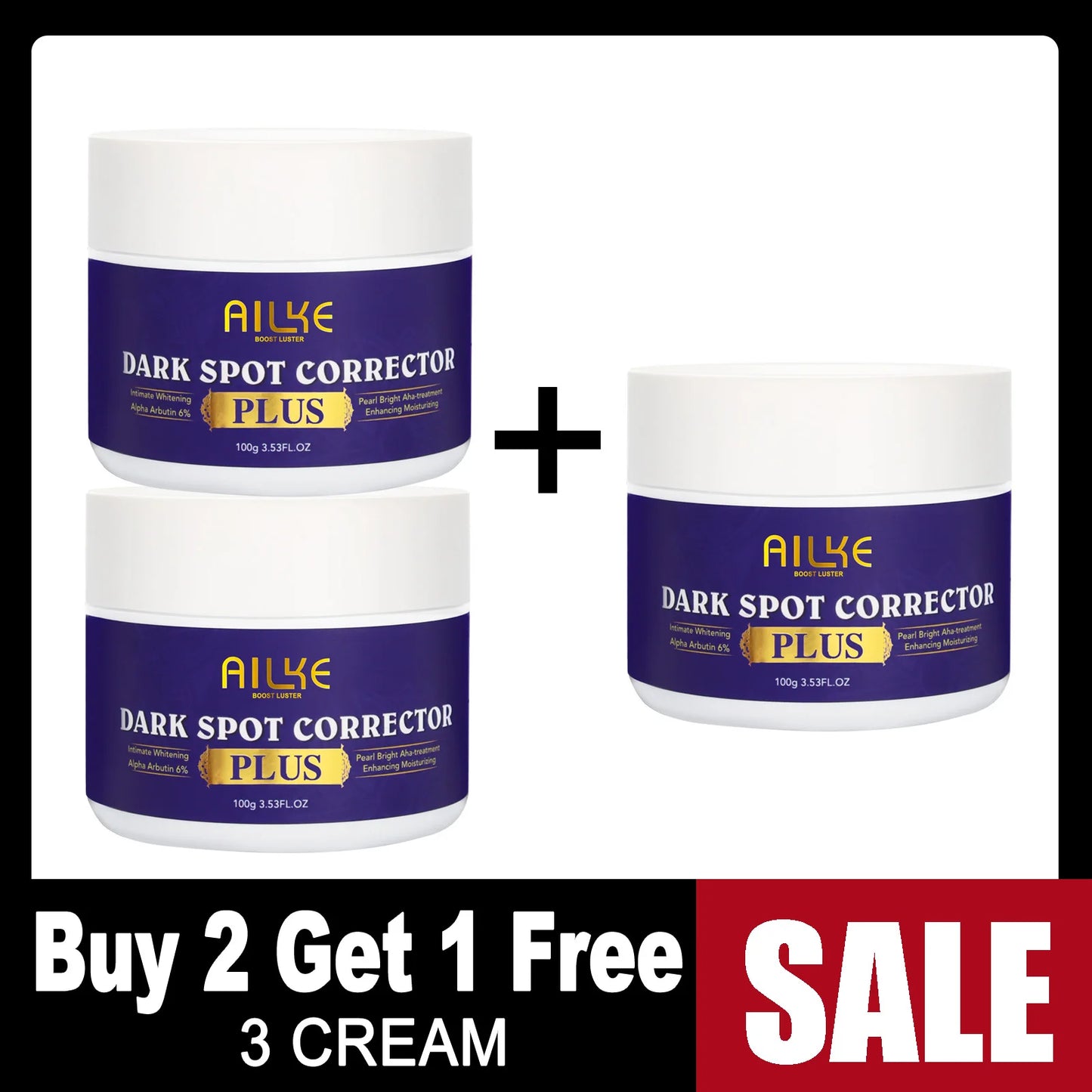 AILKE Glutathione Bleaching Cream, Advanced Lightening Lotion, Glowing Cream For Inner Thighs,