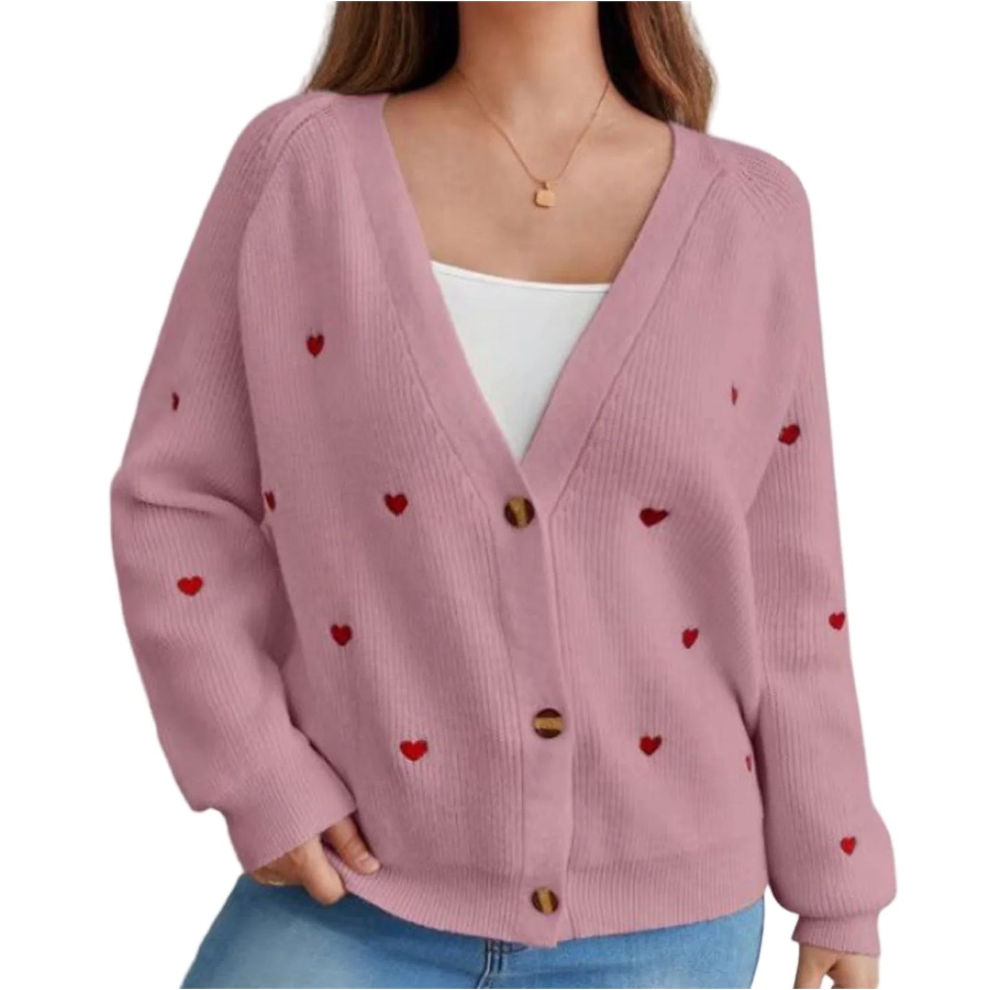 Korean Fashion Casual Minimalist Cardigan Knit Outerwear For Women Ropa Mujer Tendencia