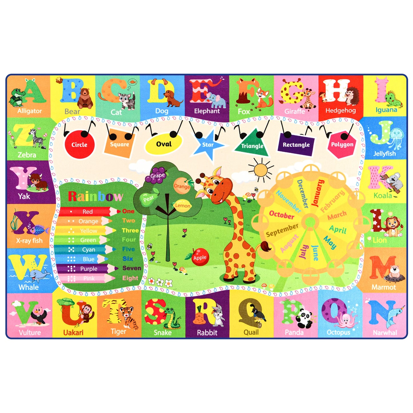Large Children's Play Mat Children's For Bedroom