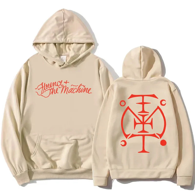 Sigil Hoodie FLORENCE +THE MACHINE Print Sweatshirts Pullovers Hooded Unisex Streetwear