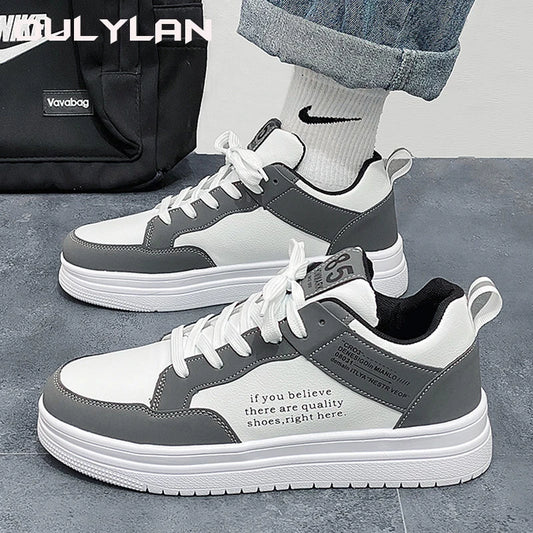 Wear-resistant Sneakers Fashion 2024 Casual Shoes Leather