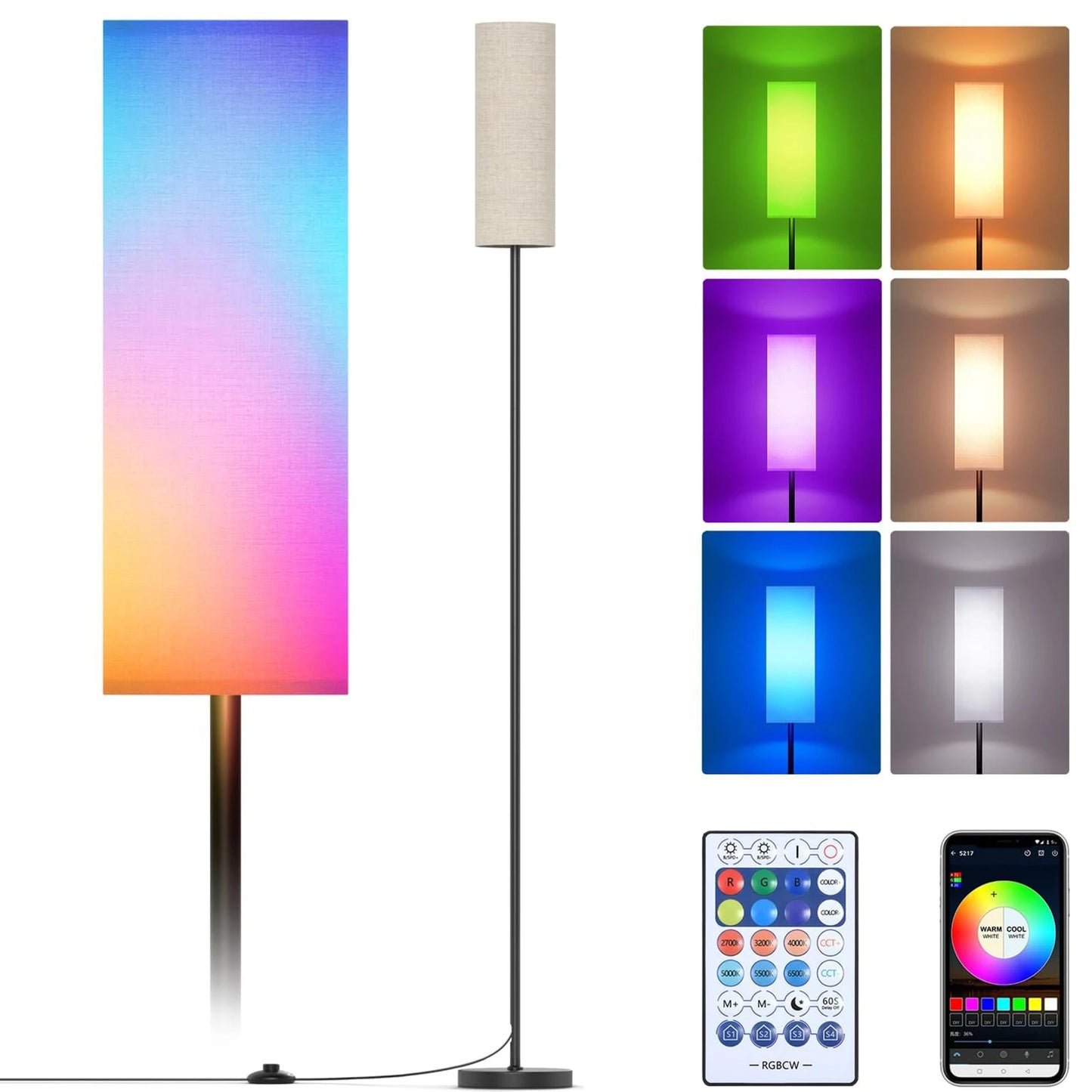 Modern Floor Lamp for Living Room and Bedroom Decor