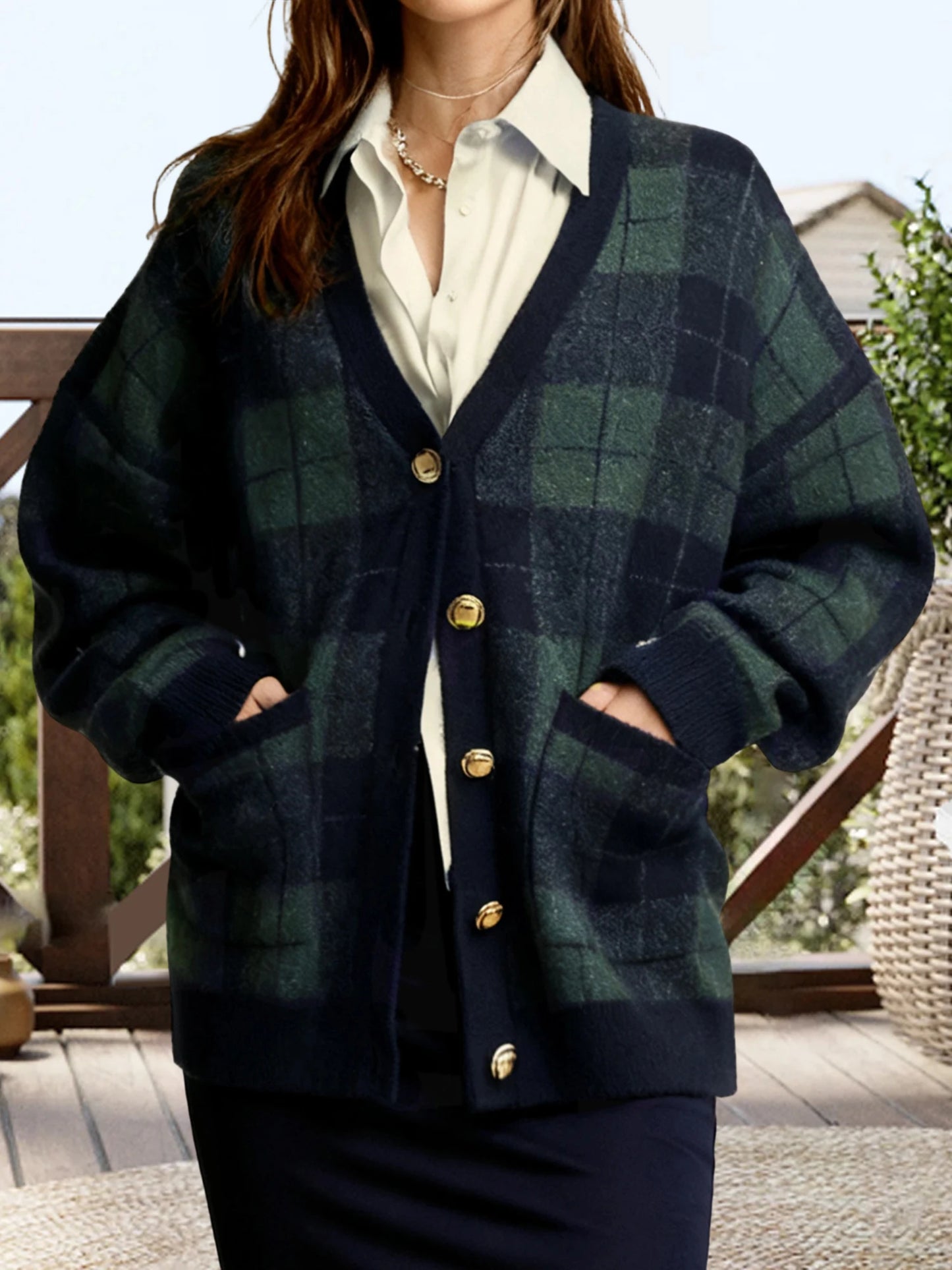 Women's Winter Cable Knit Cardigan Open Front Long Sleeve