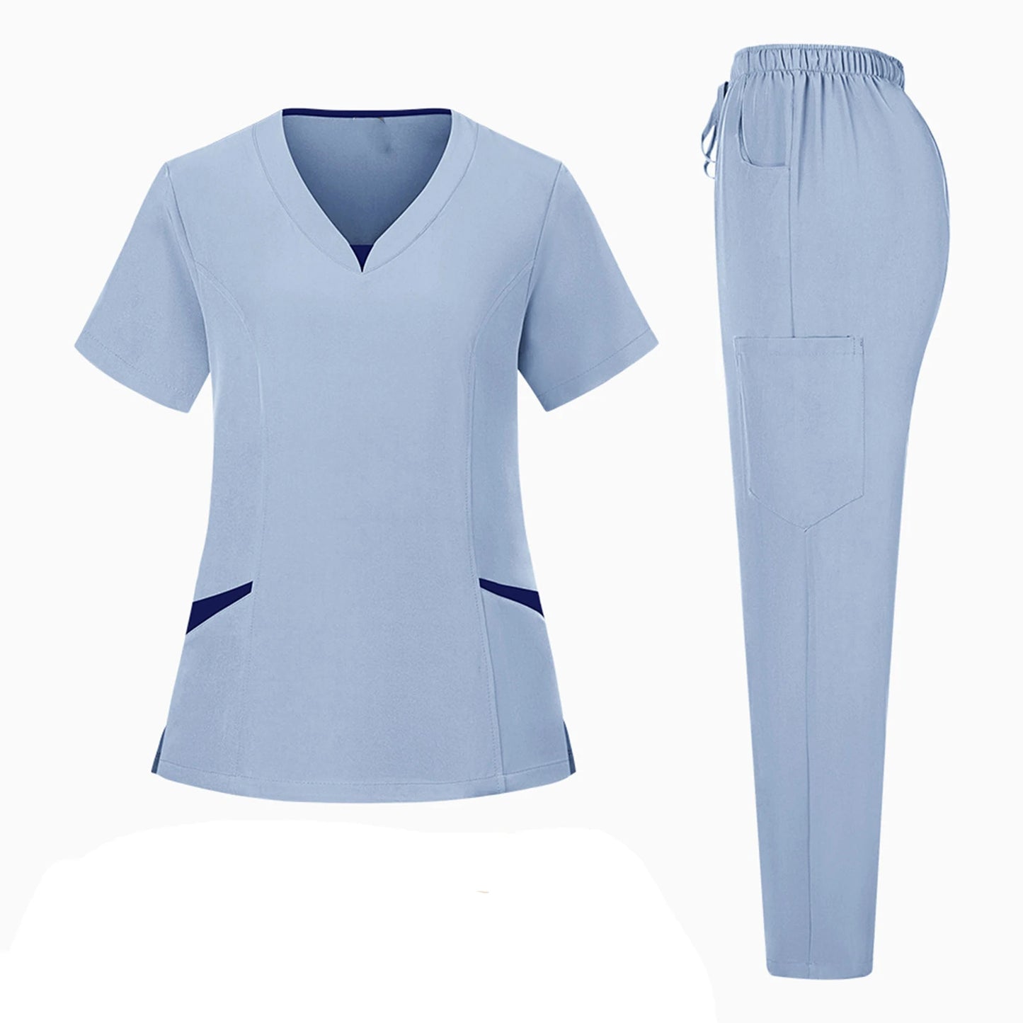 Wholesale Anti-Wrinkle Comfortable Nursing Uniforms Men Unisex Scrubs Suit