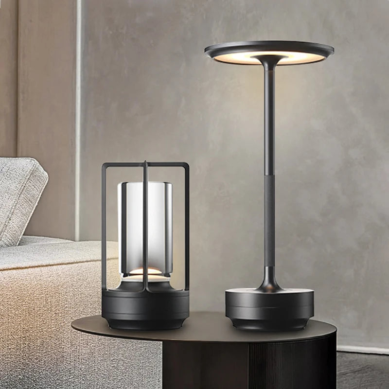 Rechargeable Wireless Table Lamp With LED Touch Sensor Night Light