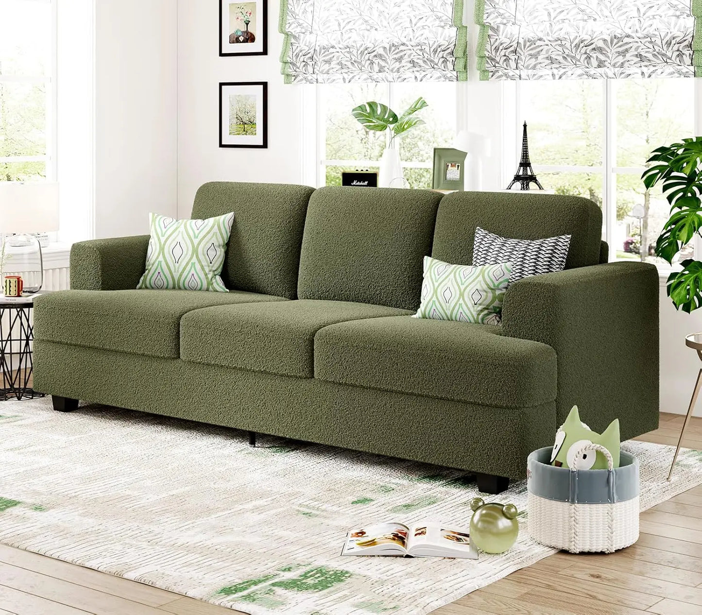 89 inch Couches for Living Room, Modern Couch with Deep Seat,