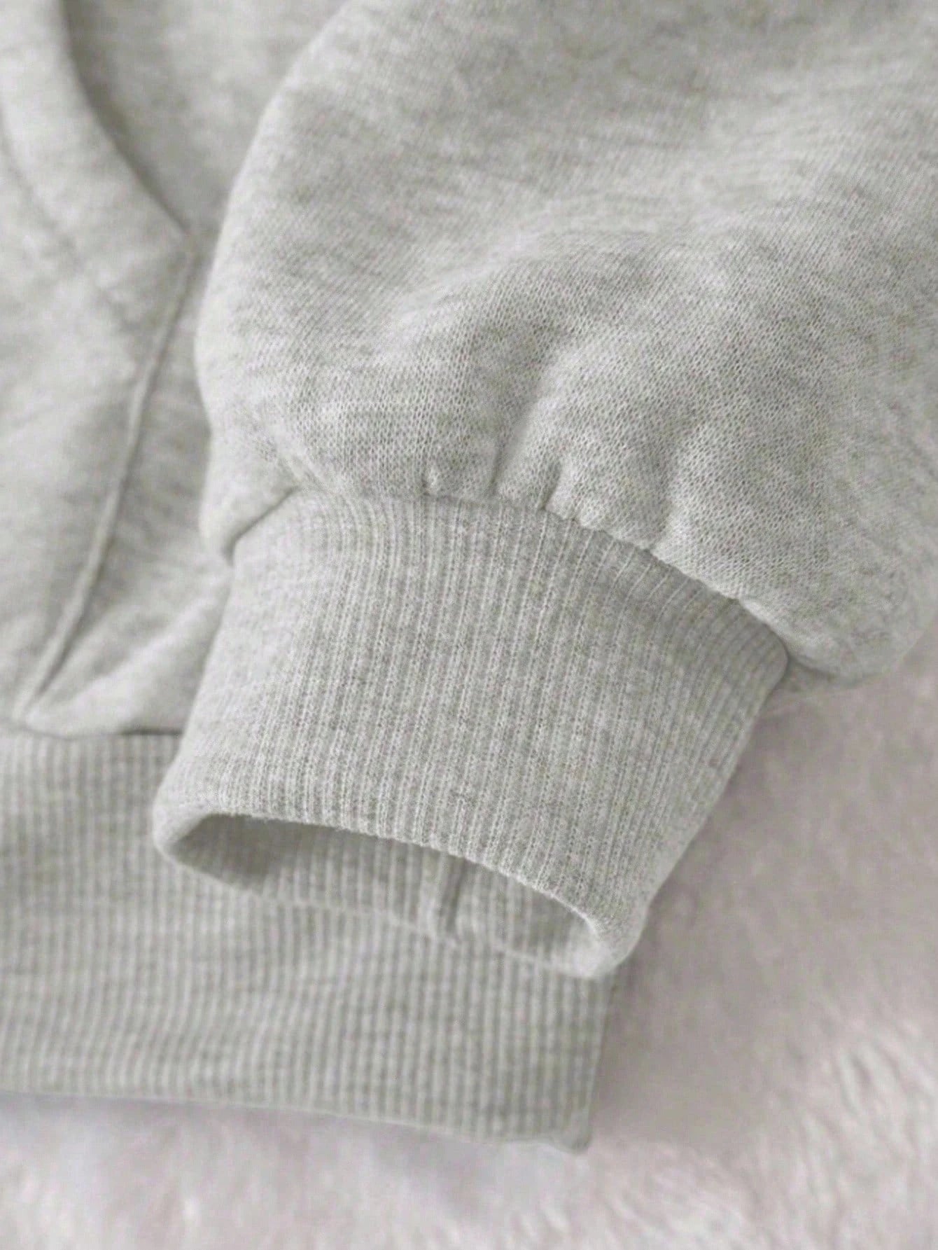 Plus Size Women's Casual Letter Print Drop Shoulder Hooded Sweatshirt