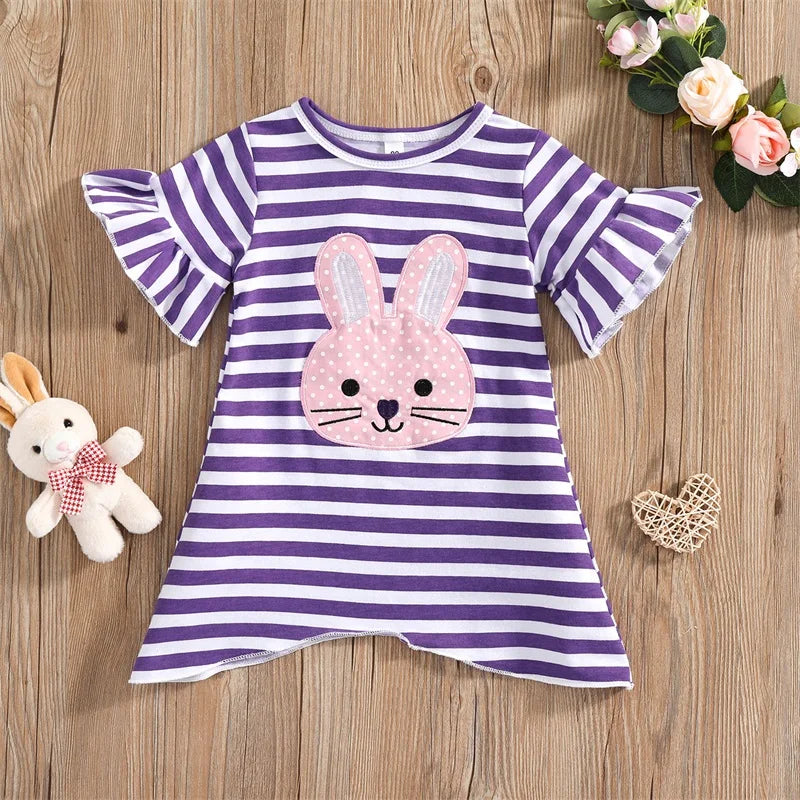 Girls Floral Print Sleeveless A-Line Dress Sweetheart Neckline Knee-Length