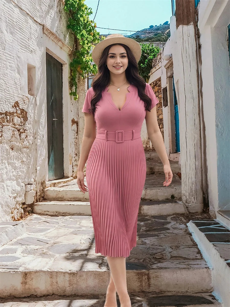 Women Plus Size Dress Floral Print Round Neck Sleeveless Maxi Dress Summer