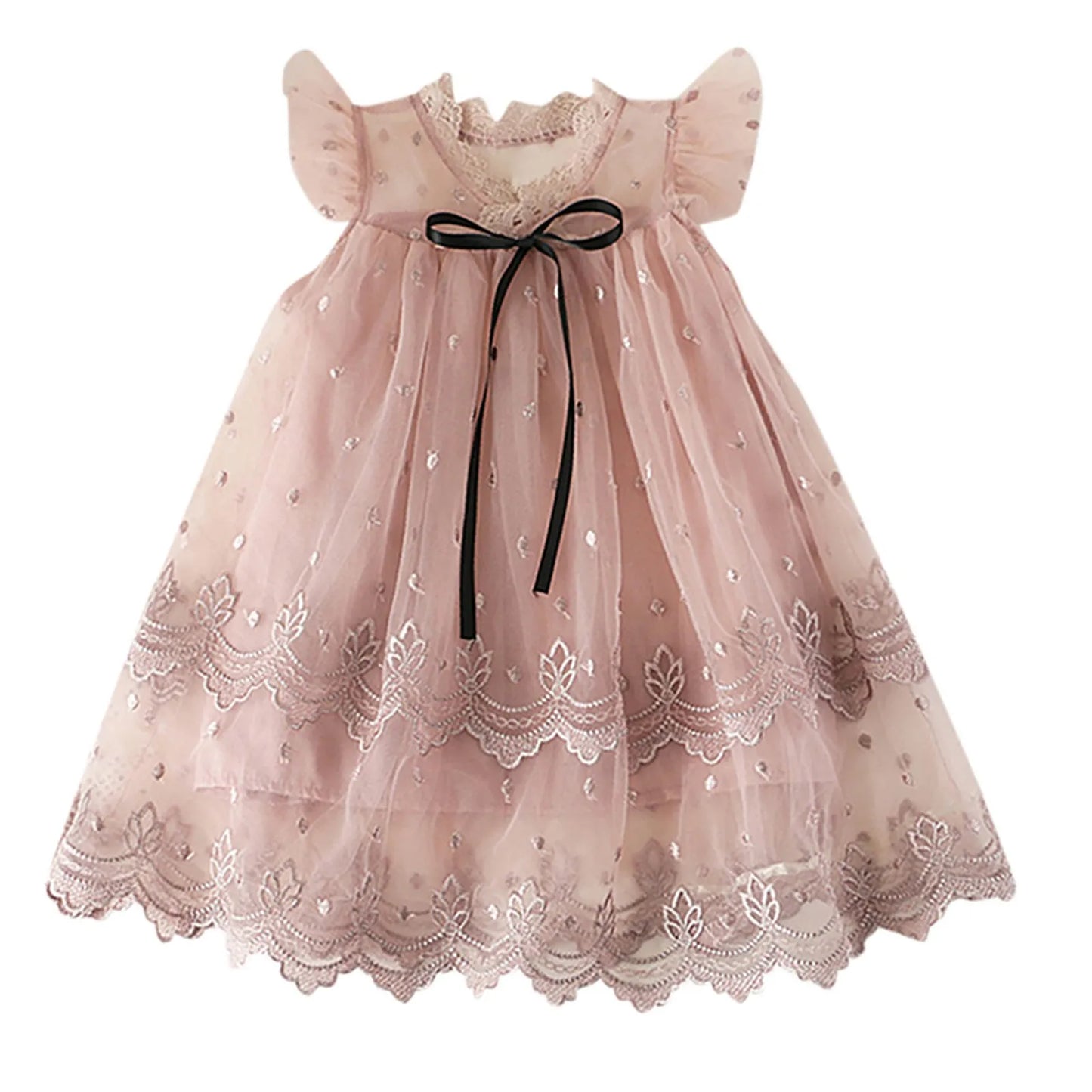 Dresses For Elegant Party Girls Long Sleeve Tutu Dress Kids Toddler Girl
