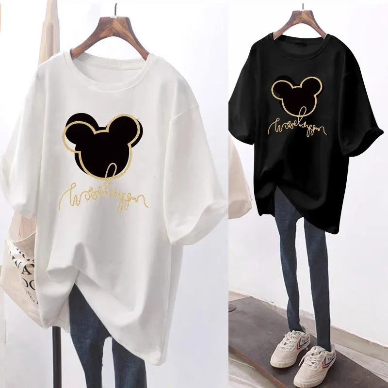 Pregnant Breastfeeding T-Shirt Summer Short Sleeve Nursing Top Maternity Clothes