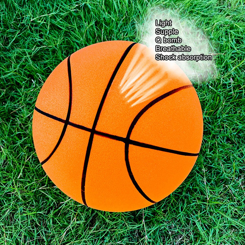 18/21/24CM Kids Bouncing Mute Basketball Squeezable Mute Bouncing