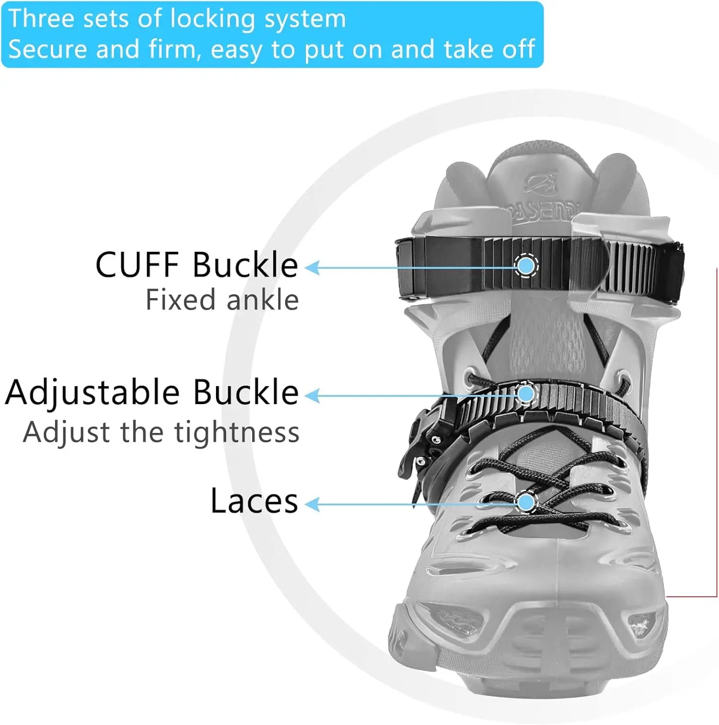 Professional Wheels Inline Skates Outdoor Fitness Single Row Inline Skates for Women Men Removable and Split Inner Boots Skates