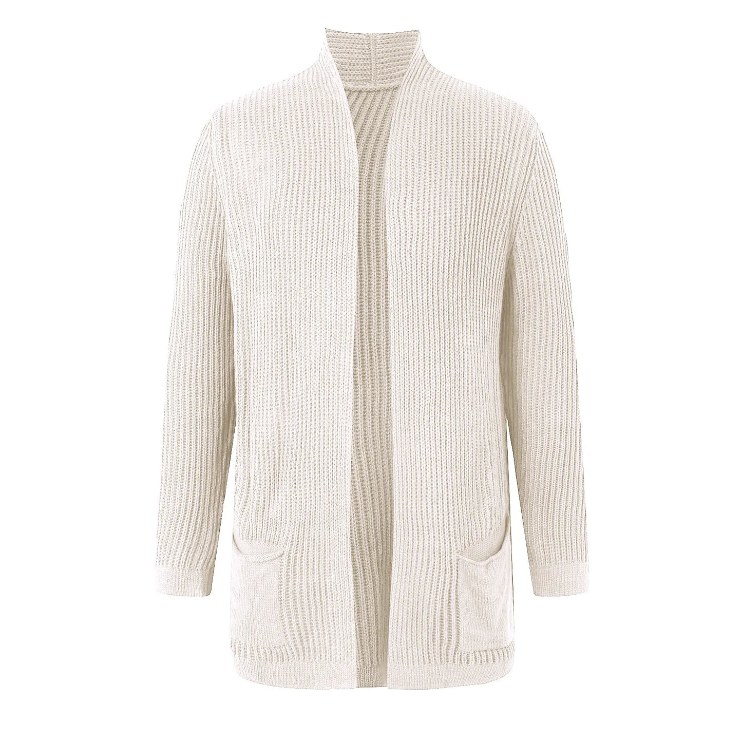Men's Hooded Cardigan Sweater Coat With Turtleneck