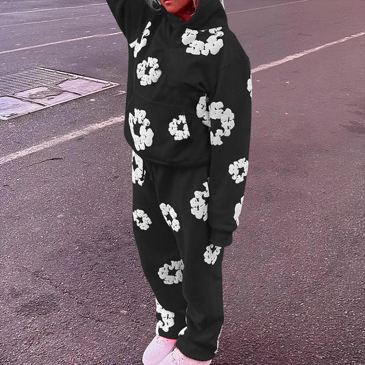 Women's Hoodies And Trousers Suits Tracksuit For Men And Women