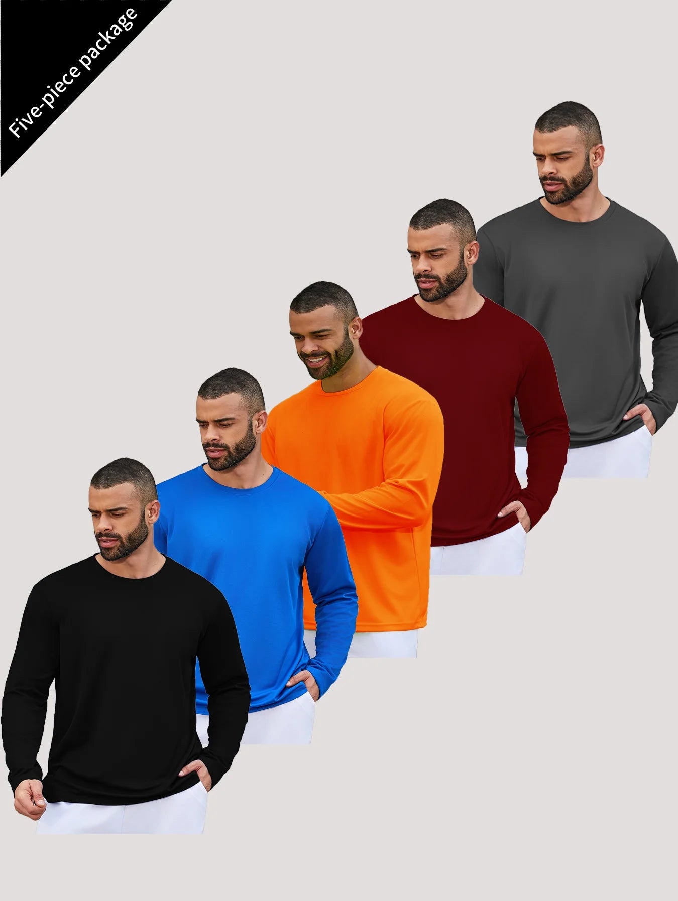 Men's Speed Dry Long Sleeve Running Shirt For Fishing