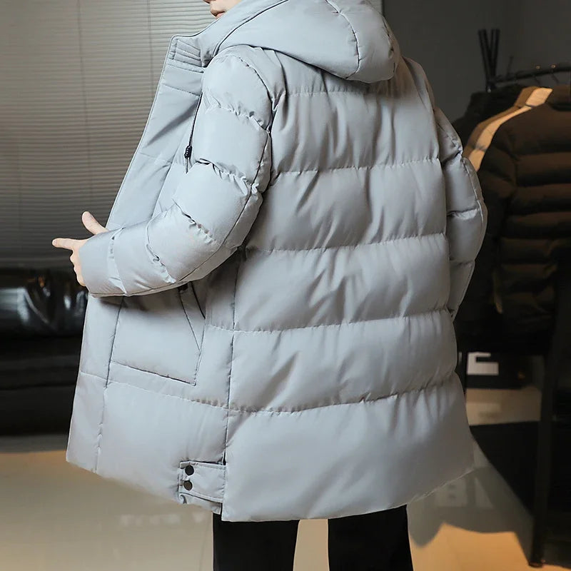 -30 Degrees Winter Hot Thicken Men's Down Jackets New Warm Parka Men Women Casual