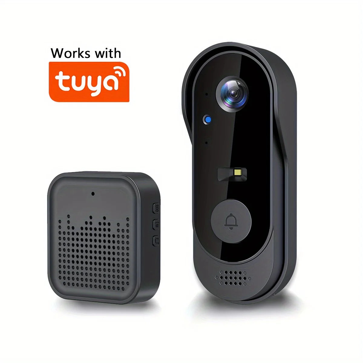 Tuya WiFi Smart Video Doorbell 180° View HD Night Vision